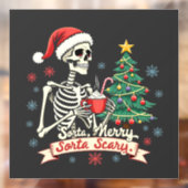 ソルタメリーソルタ怖い不気味骨格クリスマス ウィンドウサイン (シート2)