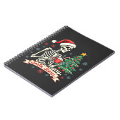 ソルタメリーソルタ怖い不気味骨格クリスマス ノートブック (左側)