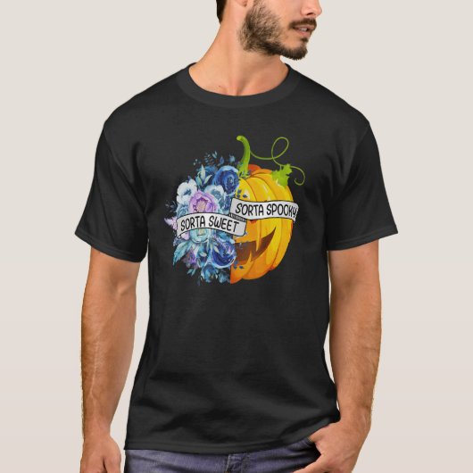 ソルタ不気味スイートソルタ花ジャックO' Lantern H Tシャツ (正面)