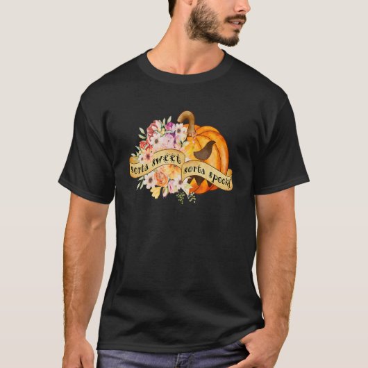 ソルタ不気味スイートソルタ花ジャックO' Lantern H Tシャツ (正面)