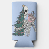 「ソルタ怖いソルタ」メリークリスマススケルトン スリム缶クーラー (裏面)