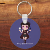 ソルチェレス半音キーチェーン（丸） キーホルダー (正面)