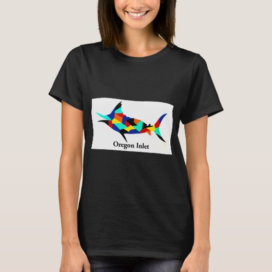 ソルティー・マーリン(オレゴン・インレット) Tシャツ (正面)