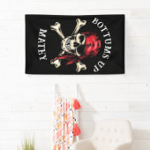 ソルティ・スカル・ボンズ・ボトムズ・アップ！ 横断幕 (インサイチュ)