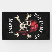 ソルティ・スカル・ボンズ・ボトムズ・アップ！ 横断幕 (横)