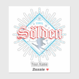 ソルデンチロルレトロスキーヤーヴィンテージスキーホリデー シール