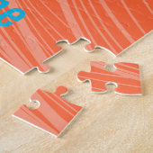 ソルデンチロルレトロスキーヤーヴィンテージスキーホリデー ジグソーパズル (側面)