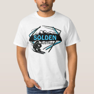 ソルデン・オーストリアの連中ブルースキーアートバリューティー Tシャツ