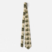 ソルトウォーター湿原ヘン – オードボンの鳥のアメリカ ネクタイ (裏面)