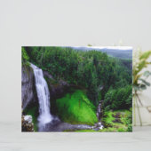 ソルトクリーク滝オレゴン州スクラップブック紙 (スタンド正面)