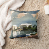 ソルトケトル、バミューダ絵画ズバイウィンスローホーマー クッション (ブランケット)