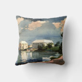 ソルトケトル、バミューダ絵画ズバイウィンスローホーマー クッション (裏面)