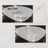 ソルトシェーカーおもしろいダイナーレストラン名刺 名刺 (正面/裏面)