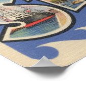 ソルトステ。マリーミシガン州 – ラージレター ポスター (角)