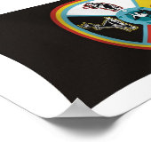 ソルトステ。マリー族国旗のポスタープリント ポスター (角)