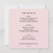 ソルトテキーラライムリピートバチェロレッテ 招待状 (裏面)