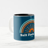 ソルトフォークレイクオハイオレインボー ツートーンマグカップ (正面左)