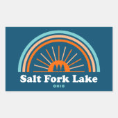 ソルトフォークレイクオハイオレインボー 長方形シール (正面)