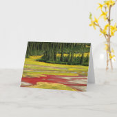 ソルトプレーンとフォレスト |ウッドバッファロー国立公園 カード (黄色い花)