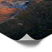 ソルトポイント州パークカリフォルニアウォーターカラー ポスター (角)