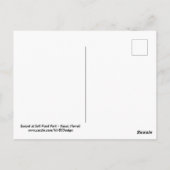 ソルトポンドパークでのサンセット – カウアイ、ハワイのはがき ポストカード (裏面)