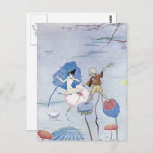 ソルトマーシュイラストレーションで聞こえる ポストカード (正面/裏面)