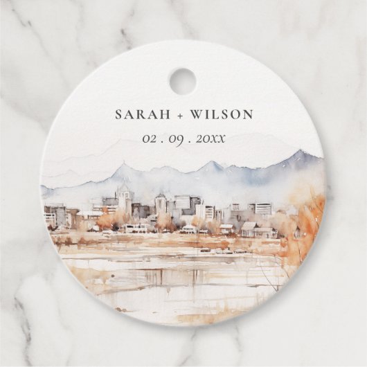 ソルトミニマルレイクシティユタウォーター結婚カラー フェイバータグ (正面)