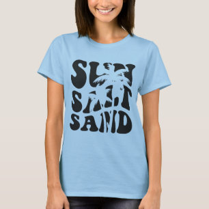 ソルトライフTシャツ, 太陽 塩 浜辺 Tシャツ
