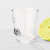 ソルトレイクシティの結婚式のお土産　お祝いの乾杯 ショットグラス (右)