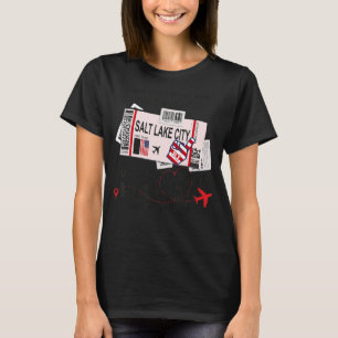 ソルトレイクシティガール – ソルトレイクシティボーディングパス Tシャツ