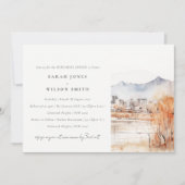 ソルトレイクシティユタウォーターカラーリハーサルディナー 招待状 (正面)