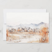 ソルトレイクシティユタウォーターカラーリハーサルディナー 招待状 (裏面)