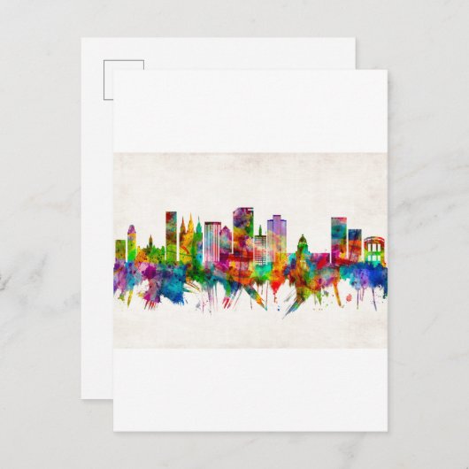 ソルトレイクシティユタスカイライン インビテーションポストカード (正面/裏面)