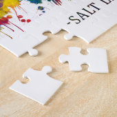 ソルトレイクシティユタスカイライン ジグソーパズル (側面)