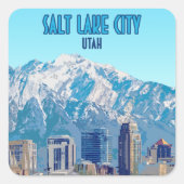 ソルトレイクシティユタダウンタウンヴィンテージ スクエアシール (正面)