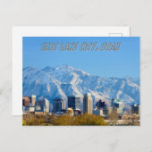 ソルトレイクシティユタ土産旅行はがき ポストカード (正面/裏面)