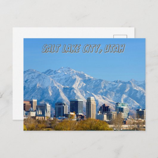 ソルトレイクシティユタ土産旅行はがき ポストカード (正面/裏面)