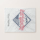 ソルトレイクシティユタ統一された州山脈USA ジグソーパズル (横)