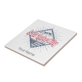 ソルトレイクシティユタ統一された州山脈USA タイル (側面)