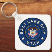ソルトレイクシティユタ キーホルダー (正面)