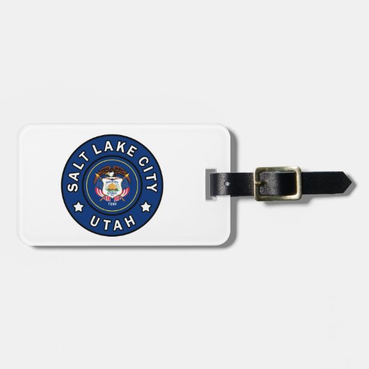 ソルトレイクシティユタ ラゲッジタグ (正面横)