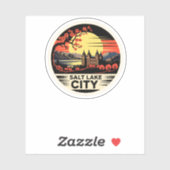 ソルトレイクシティユタUSA シール (シート)