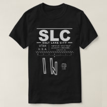 ソルトレイクシティ国際的エアポートSLC Tシャツ