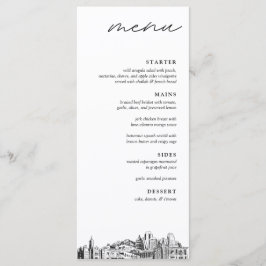 ソルトレイクシティ結婚スカイラインのディナーメニュー メニュー