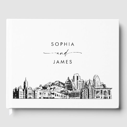 ソルトレイクシティ結婚スカイラインズゲストブック ゲストブック (正面)