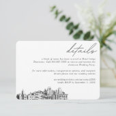 ソルトレイクシティ結婚ズホテルルームブロック詳細 エンクロージャーカード (スタンド正面)