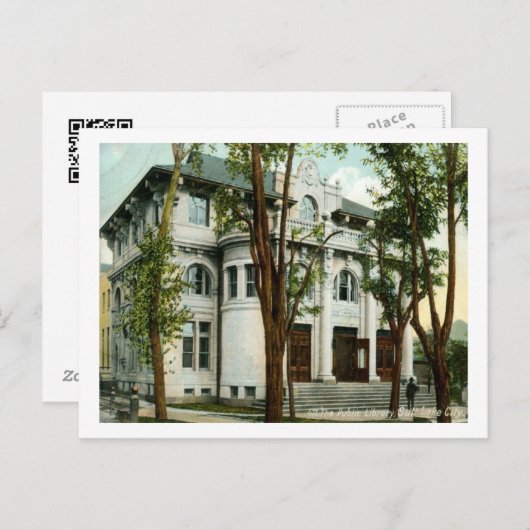 ソルトレイクシティ1908ヴィンテージ ポストカード (正面/裏面)