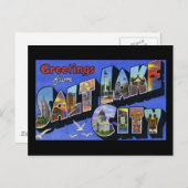 ソルトレイクシティ・ユタからの挨拶 ポストカード (正面/裏面)