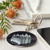 ソルトレイクシティLDS寺院の夜。 キーホルダー (側面)