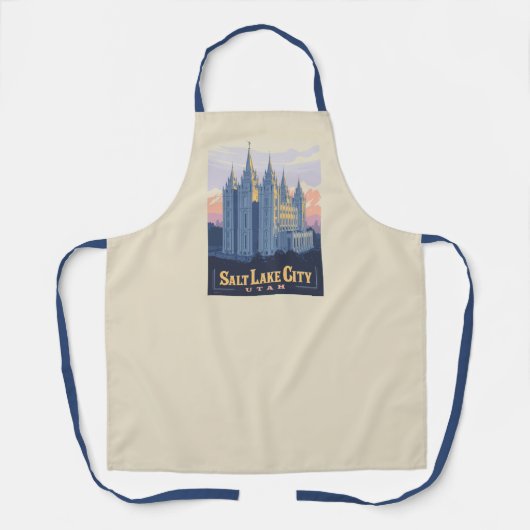 ソルトレイクテンプル | ユタ州ソルトレイクシティ エプロン (正面)